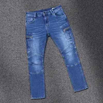 Stylish & Premium 6 Pocket Denim Cargo Pant
