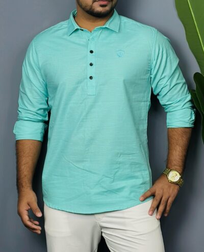 Stylish Export Fabric Cotton Katua Shirt